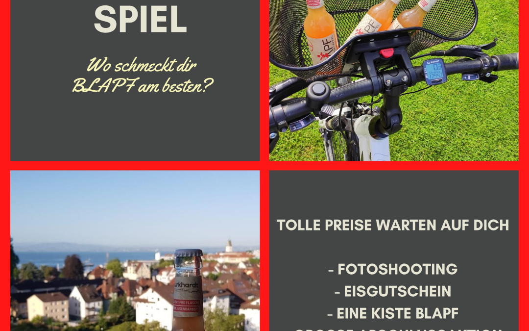Gewinnspiel: Wo schmeckt dir Blapf am besten?