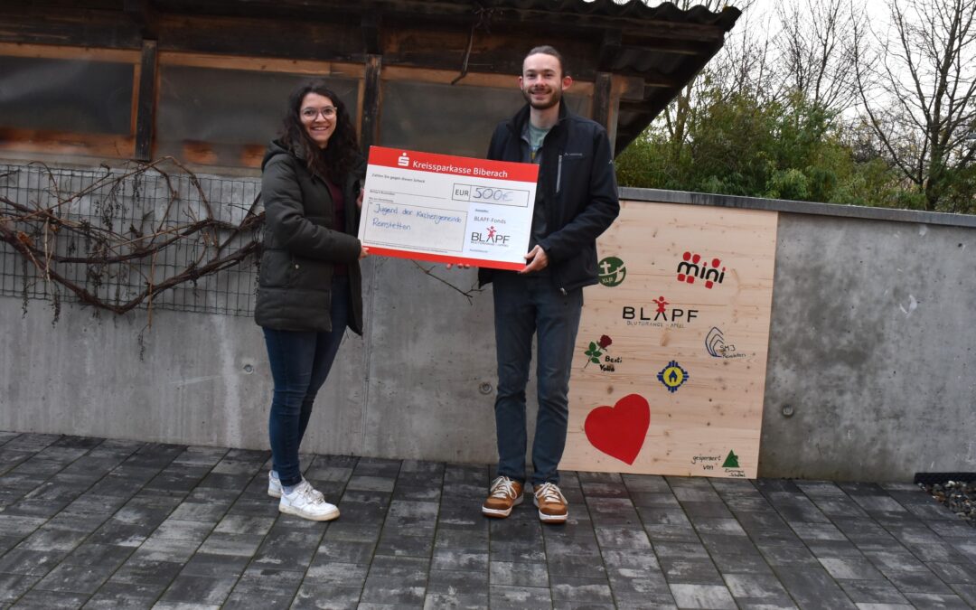 BLAPF-Fonds unterstützt Bau einer Terrasse für Jugend der Kirchengemeinde Reinstetten