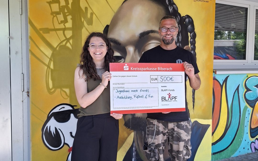 BLAPF-Fonds unterstützt Projekt „Jugendhaus meets Friends“